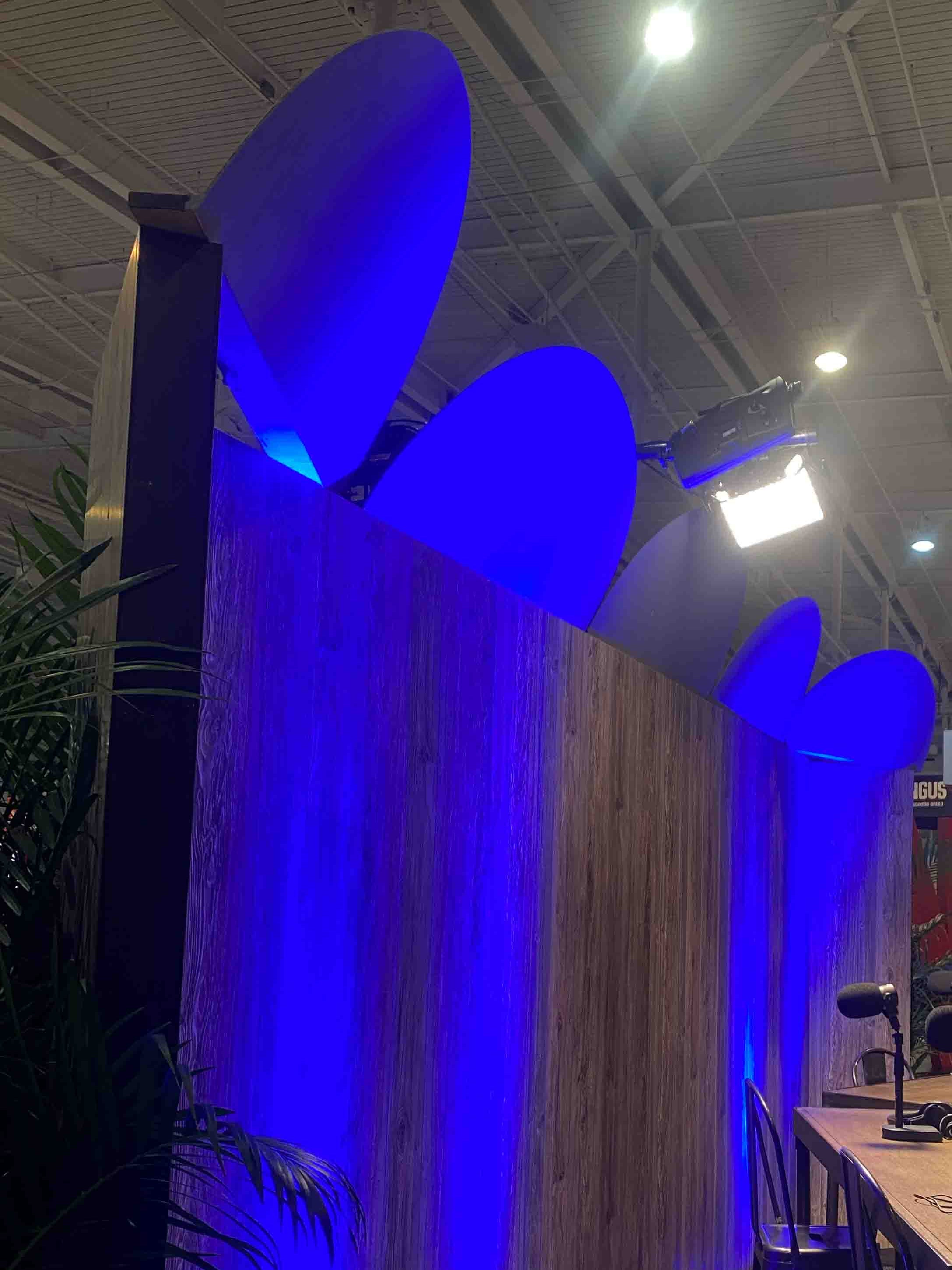 20 ft long wood panel  wall  